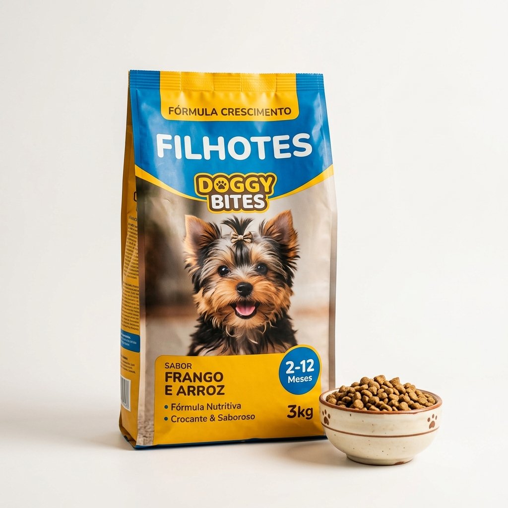 Ração especial para filhotes de cães